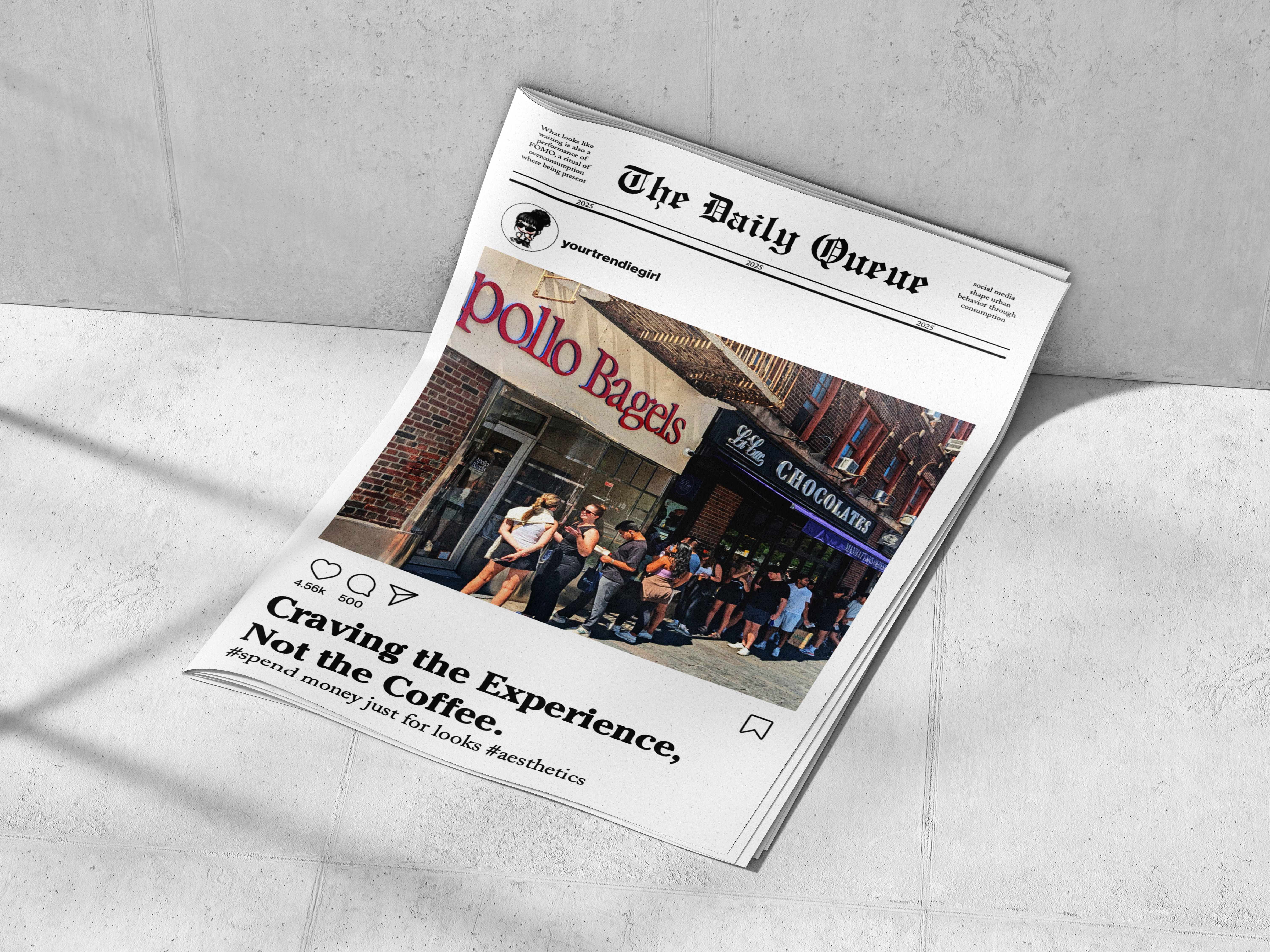 The Daily Queue spread 1